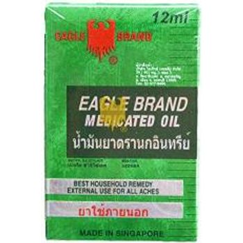 Eagle Brand Medicated Oil 12ml Relief Dizziness Sprains Rheumatic