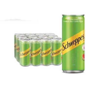 Schweppes Lemon Lime Soda 12 x 320ml Carton