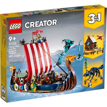 LEGO 31132 Viking Ship and the Midgard Serpent