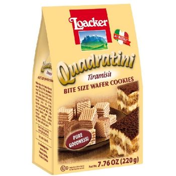 Loacker Quadratini Tiramisu Wafers 220g
