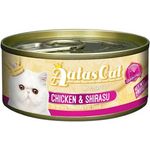 Aatas Cat Canned Food Creamy Chicken And Shirasu 80g