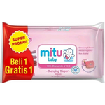 Mitu Baby Tissue Basah Wet Wipes Pink