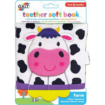 Galt Teether Soft Book Farm