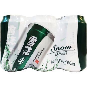 Snow Beer Can 6pcs 320ml