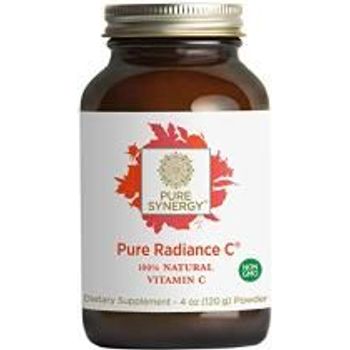Pure Synergy Pure Radiance C 4oz Powder 100% Natural Vitamin C From Fruits Berries Nongmo