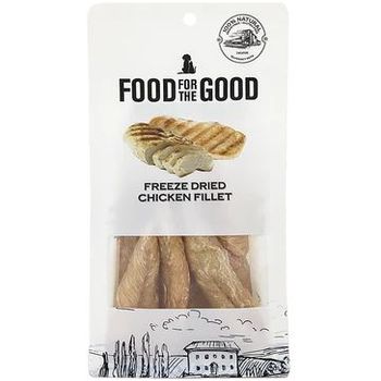 Food For The Good Dog and Cat Treats Freeze Dried Chicken Fillet 100g