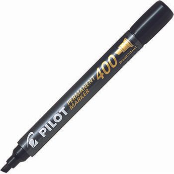 Pilot Permanent Marker Chisel 4.0mm Black