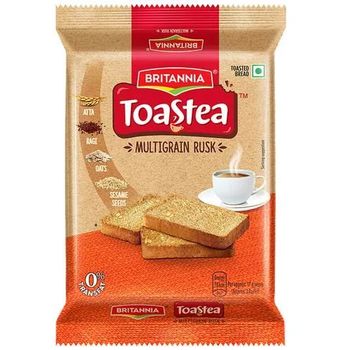Britannia Toastea Multigrain Rusk Crispy Baked 167g