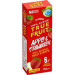 True Fruit Strapple Apple And Strawberry Fruit Strips 120g