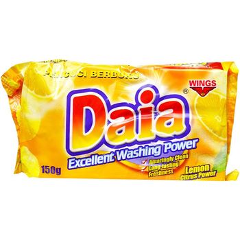 Daia Laundry Bar Soap Lemon Citrus Power 150g