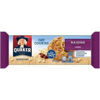 Quaker Oat Cookies Raisins 108g