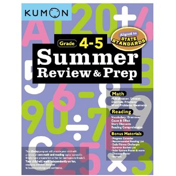 Kumon Summer Review And Prep 4 to 5