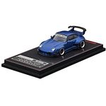 Ignition Model RWB 993 Matte Blue Metallic Diecast Car