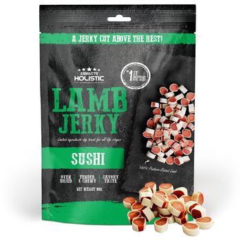 Absolute Holistic Lamb Jerky Sushi Dog Treats 100g