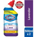 Clorox Toilet Bowl Cleaner Bleach Lavender