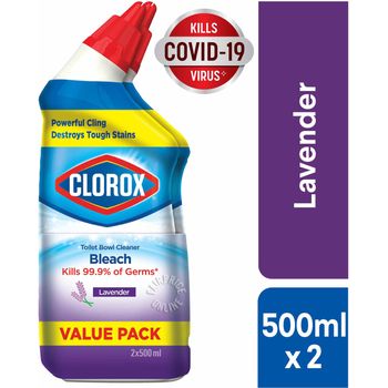 Clorox Toilet Bowl Cleaner Bleach Lavender