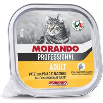 Morando Professional Pate with Chicken and Turkey Wet Food For Cats 100g