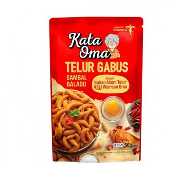 Kata Oma Telur Gabus Rasa Balado 50g