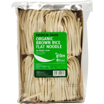 Dr Gram Organic Brown Rice Flat Noodle 250g