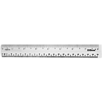 D-Best Plastic Ruler 12 30cm