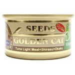 Seeds Golden Cat Canned Food Tuna Light Meat Shirasu And Okaka 80g