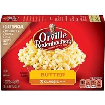 Orville Redenbachers Butter Popcorn Classic Bag 3count