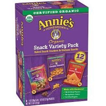 Annie's Homegrown Variety Snack Pack 28g