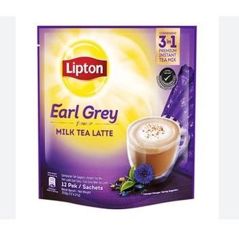 Lipton 3 in 1 Earl Grey Milk Tea Latte 12 Count 240g