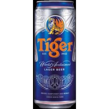 Tiger Lager Beer Can 490ml