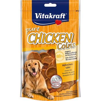 Vitakraft Dog Treats Pure Chicken Coins 80g