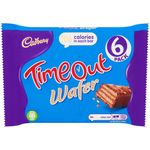Cadbury Timeout Wafer Bar 6pcs 121.2g
