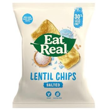 Eat Real Lentil Chips Sea Salt 40g