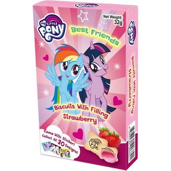 My Little Pony Biscuits With Filling Strawberry 32g