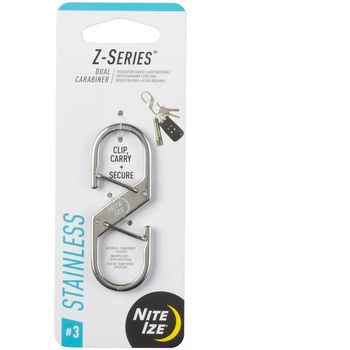 Nite Ize Z Series Carabiner Silver 3 Stainless
