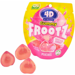 4D Gummy Fruit Juicy Peaches 65g
