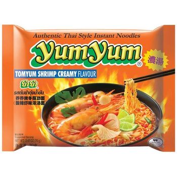 Yum Yum Instant Tom Yum Shrimp Creamy Noodles 70g