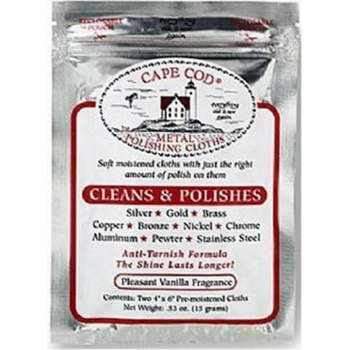 Cape Cod Metal Polish Pouch 4 Inches X 6 Inches