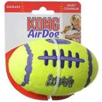 Kong Air Squeakers Football Medium 5 Long For Dogs 20 - 45lbs 