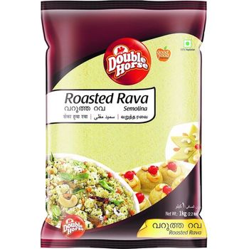 Double Horse Rava Roasted 1kg