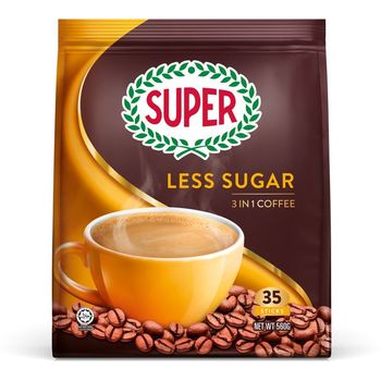 SUPER 3in1 Instant Coffee Less Sugar 560g