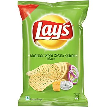 Lay's American Style Cream And Onion 115g