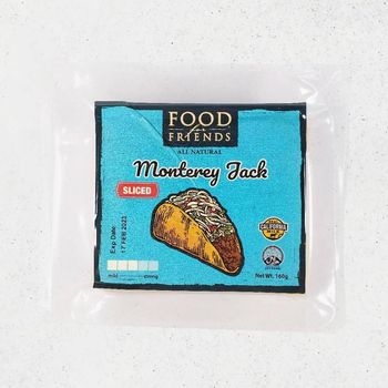 Food For Friends Monterey Jack Sliced Cheese 160g