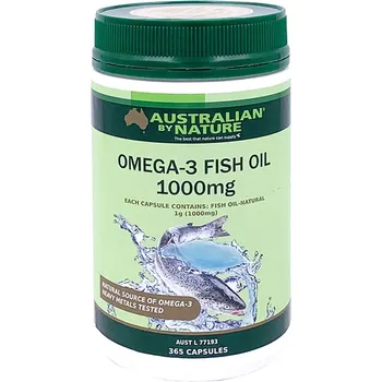 ABN Omega-3 Fish Oil 1000mg 365 Capsules