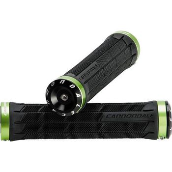 Cannondale D3 Handlebar Grips Black Green Rings