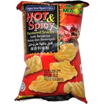 Miaow Miaow Hot And Spicy Chips 60g