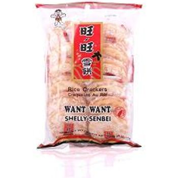 Want Want Rice Crackers Shelly Senbei Original 150g