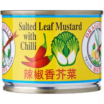 Dragonfly Salted Leaf Mustard with Chilli 142g