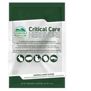 Oxbow Critical Care Herbivore Anise Flavor 36g