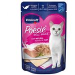 Vitakraft Cat Food Poesie Delisauce Coalfish 85g
