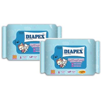 Diapex Soft Baby Wipes pack of 2 30pcs